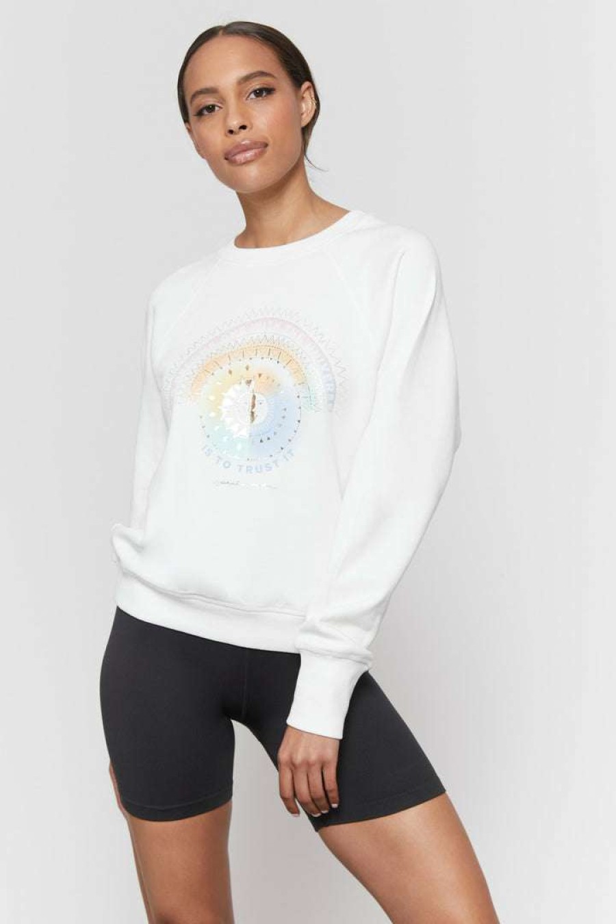 * Spiritual Gangster Universe Bridget Raglan Sweatshirt Graphic Shop