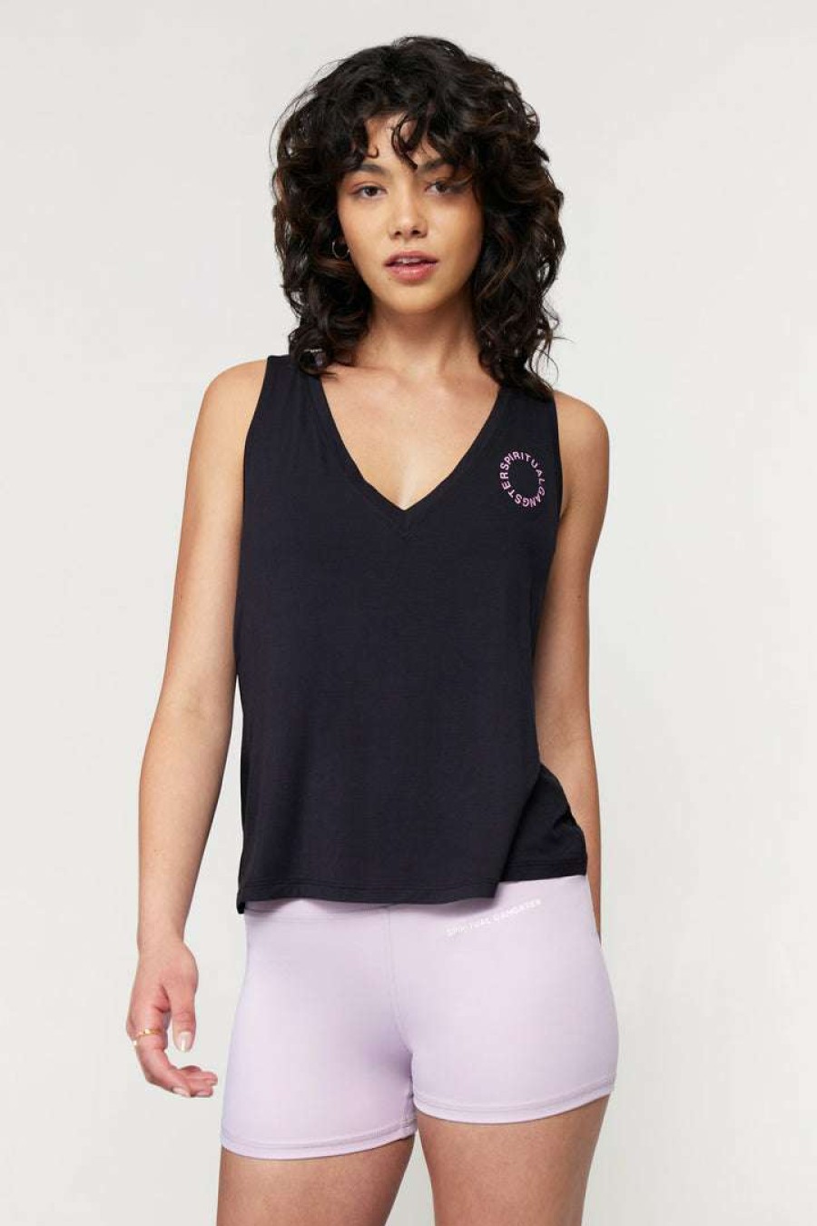 * Spiritual Gangster New Arrivals Restore Twist Back Tank