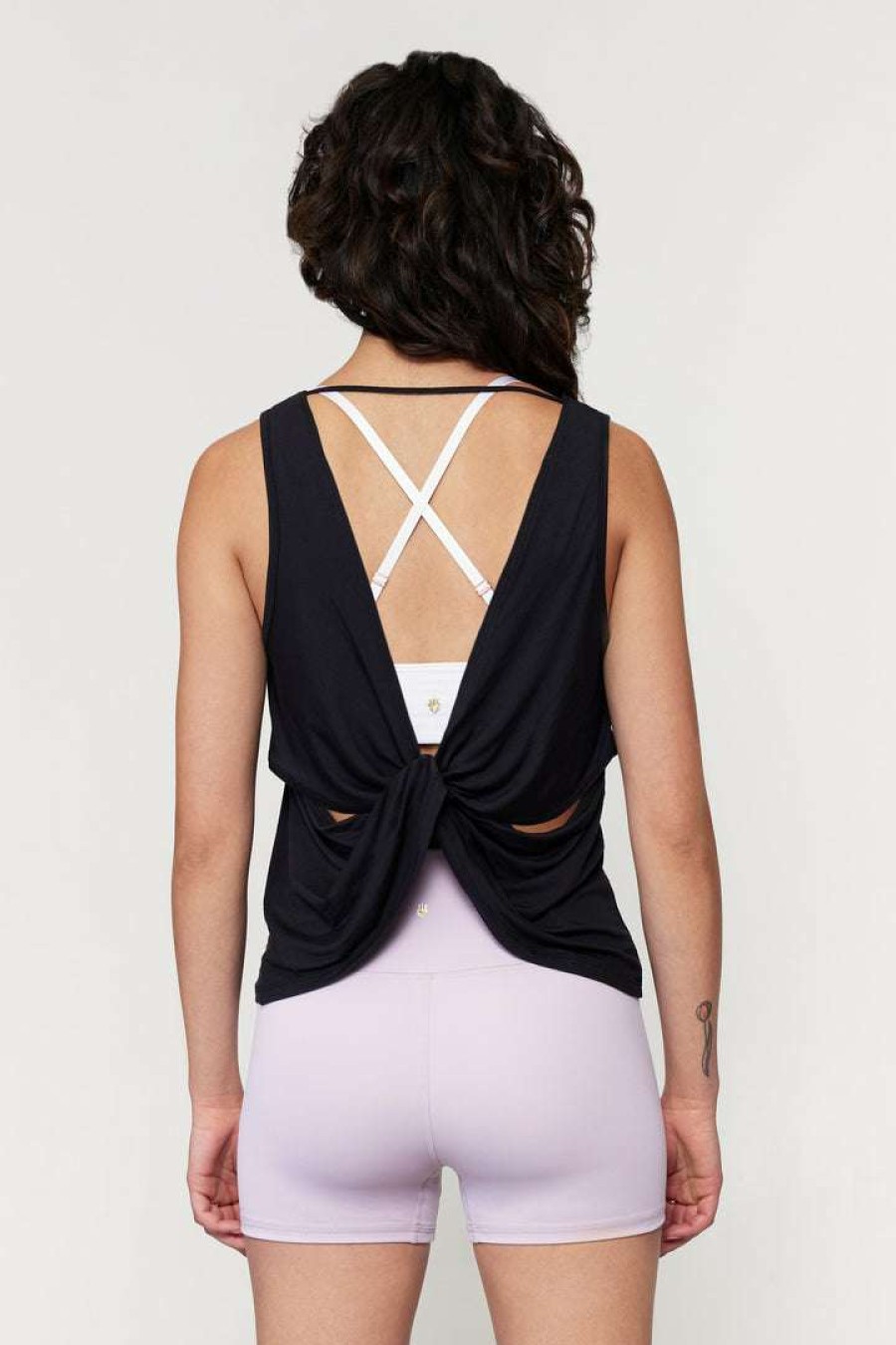 * Spiritual Gangster New Arrivals Restore Twist Back Tank