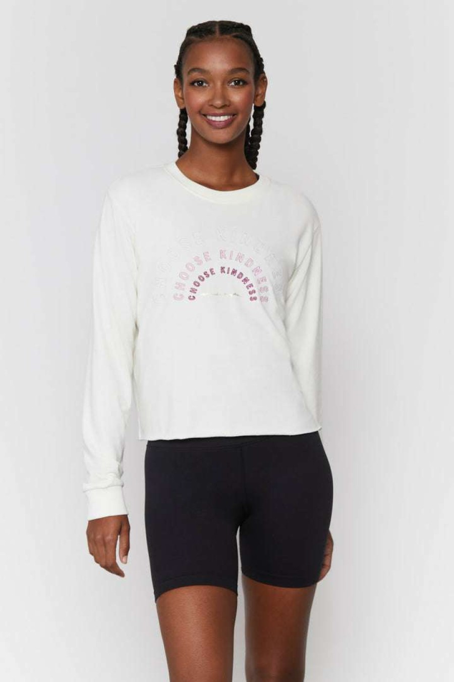 * Spiritual Gangster Choose Kindness Crop Sweatshirt