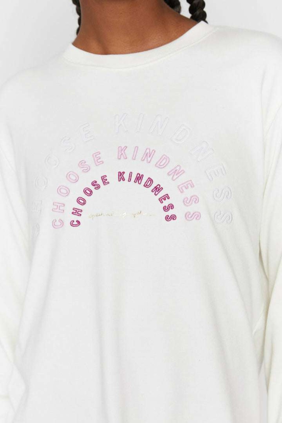 * Spiritual Gangster Choose Kindness Crop Sweatshirt