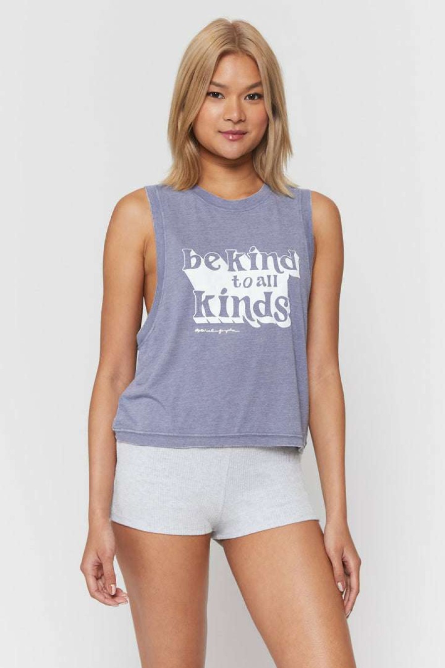 * Spiritual Gangster Be Kind Balance Tank Tops