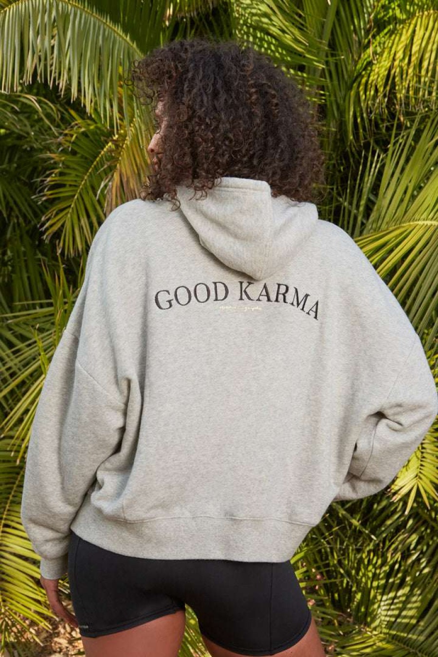 * Spiritual Gangster Good Karma Zip Hoodie Graphic Shop