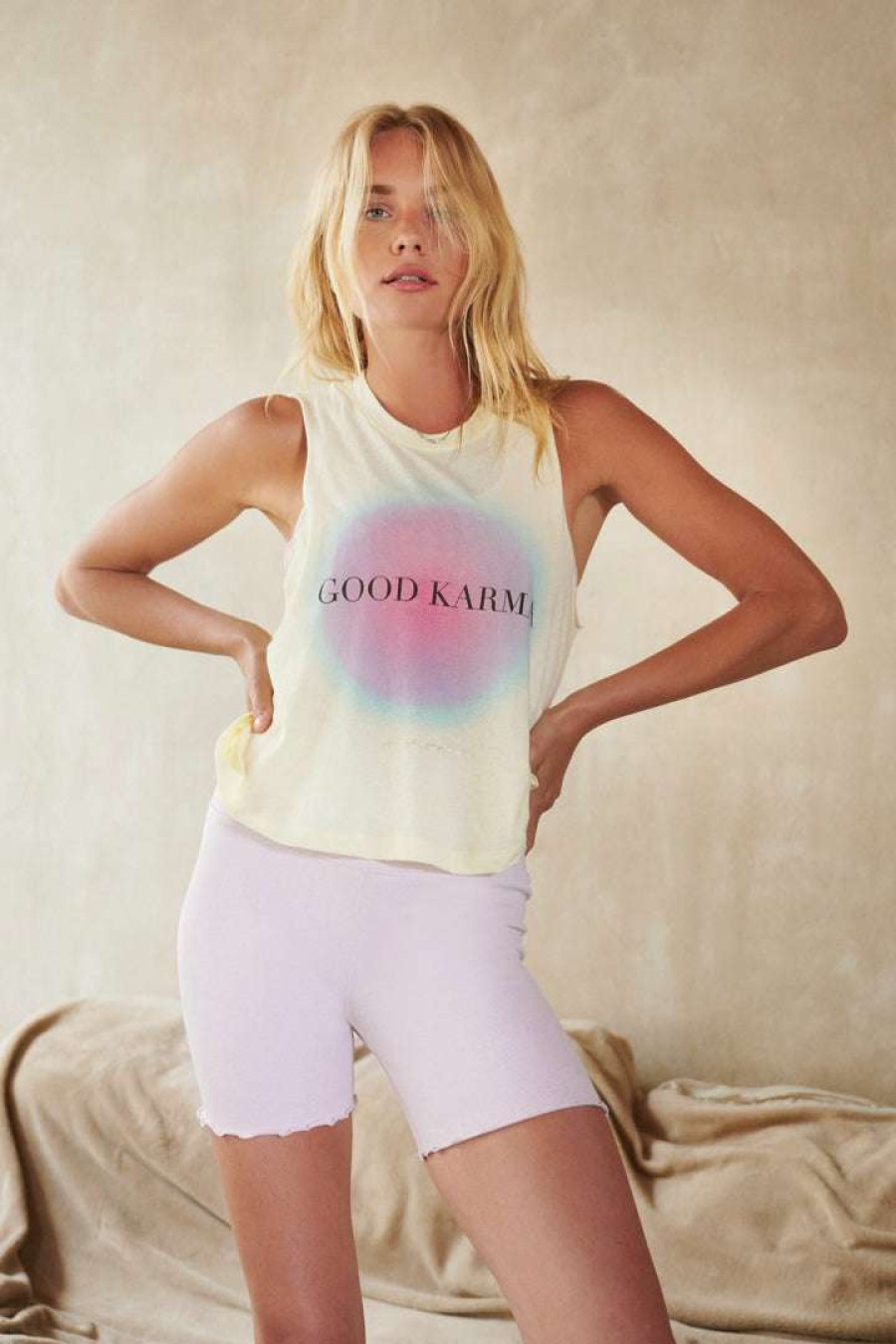 * Spiritual Gangster Good Karma Crop Tank