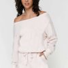 * Spiritual Gangster New Arrivals Sherpa Off Shoulder Romper