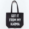 * Spiritual Gangster Travel Edit Karma Canvas Tote