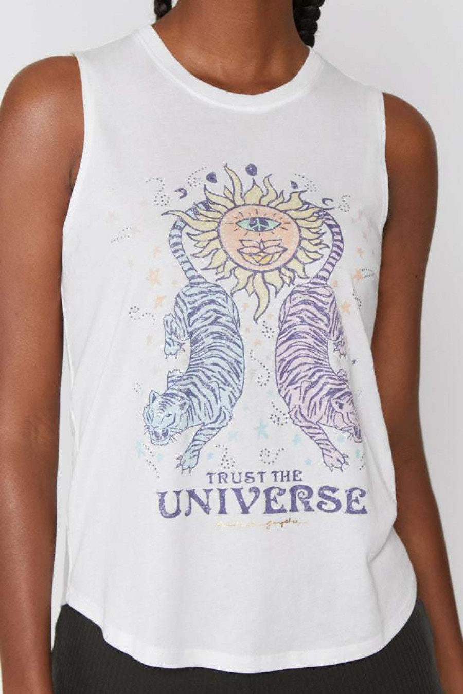 * Spiritual Gangster Graphic Shop Universe Tiger Muscle Tank