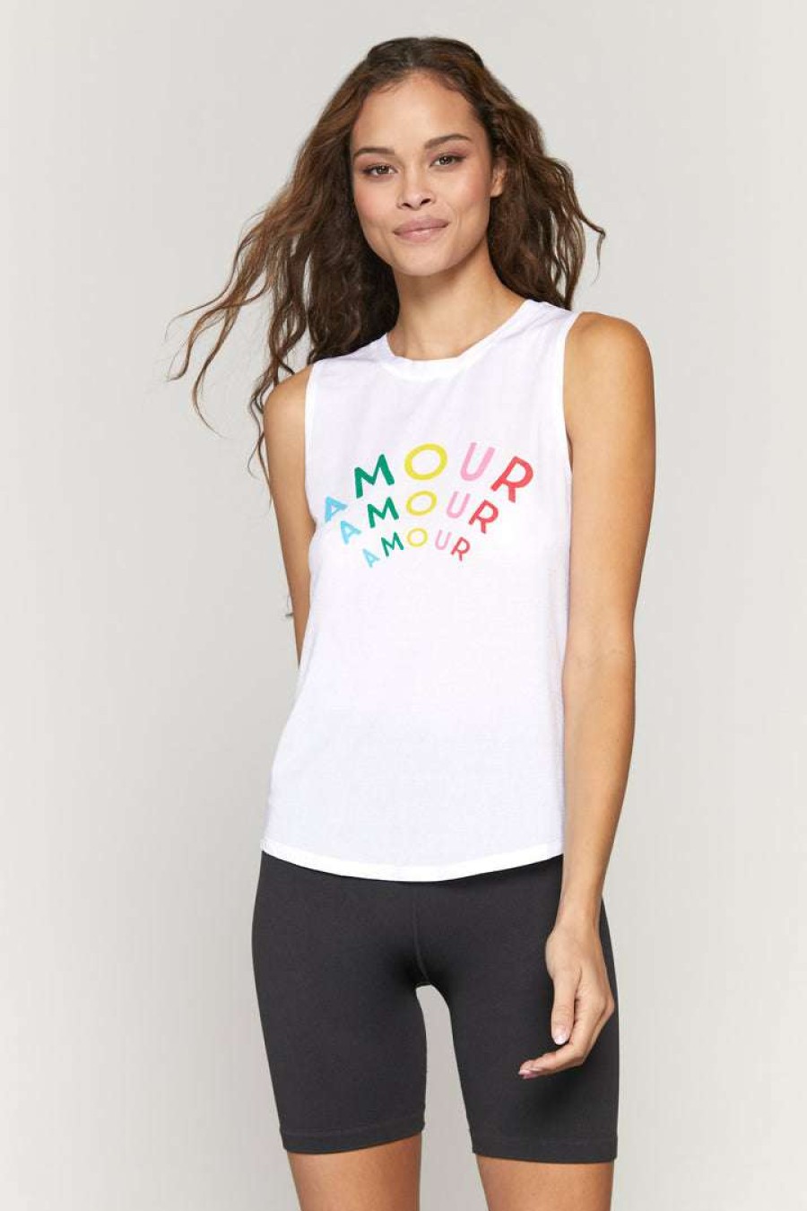 * Spiritual Gangster Amour Active Muscle Tank Tees & Tanks