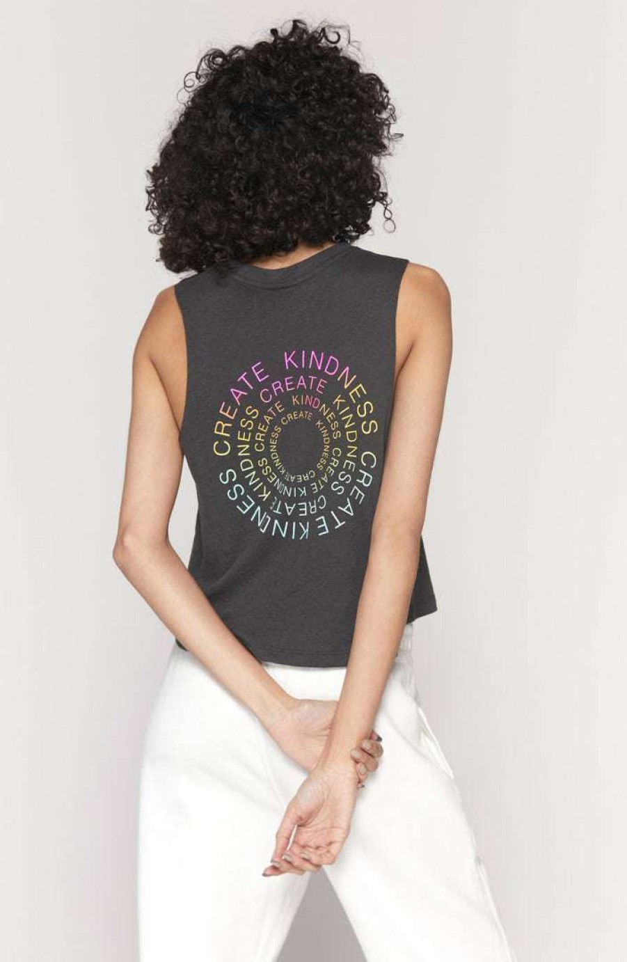 * Spiritual Gangster Tops Kindness Crop Tank