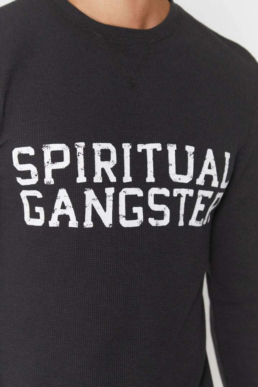 * Spiritual Gangster Varsity Long Sleeve Thermal Og Shop