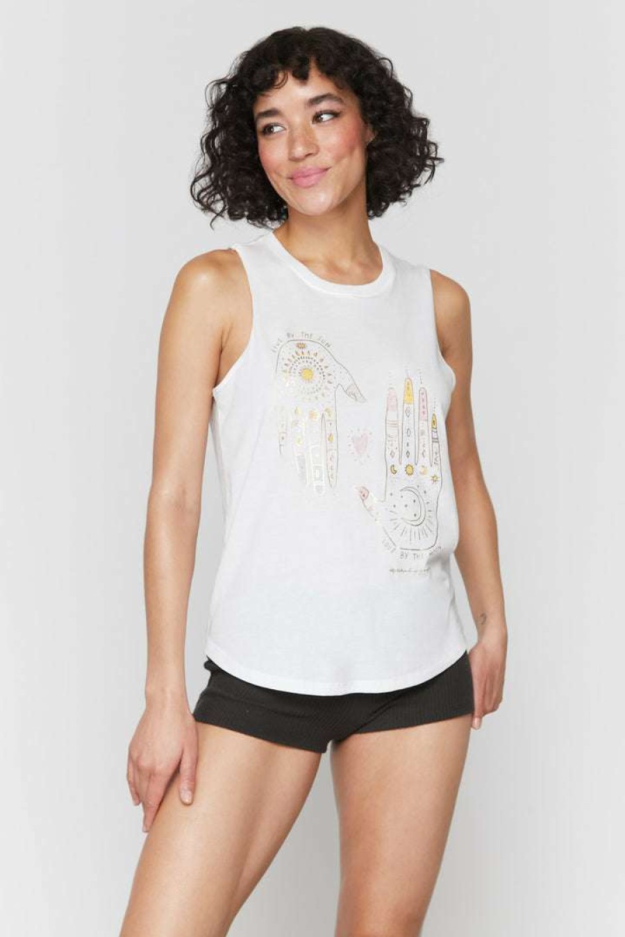 * Spiritual Gangster Graphic Shop Hands Muscle Tank