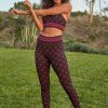 * Spiritual Gangster Jacquard Love Sculpt Seamless Legging