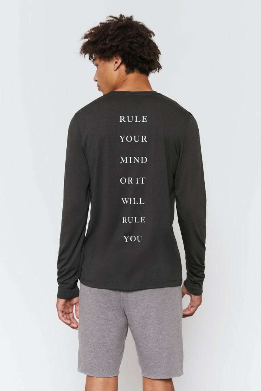 * Spiritual Gangster Men Rule Your Mind Long Sleeve Tee