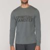 * Spiritual Gangster Varsity Long Sleeve Tee Men