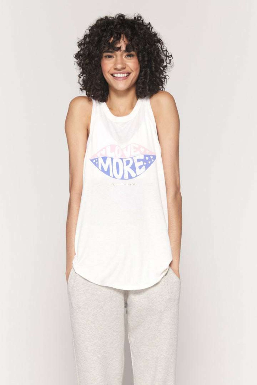 * Spiritual Gangster Tops Love More Movement Tank