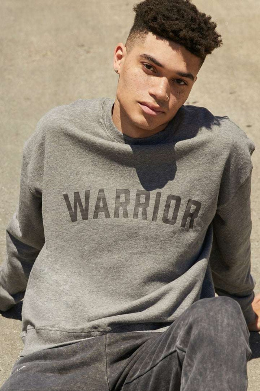 * Spiritual Gangster Men Warrior Nova Oversized Sweatshirt