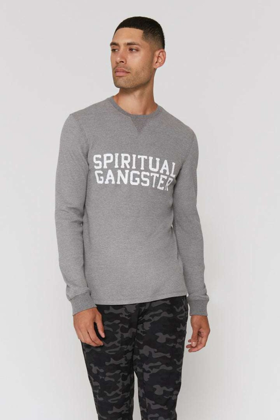 * Spiritual Gangster Varsity Long Sleeve Thermal Og Shop