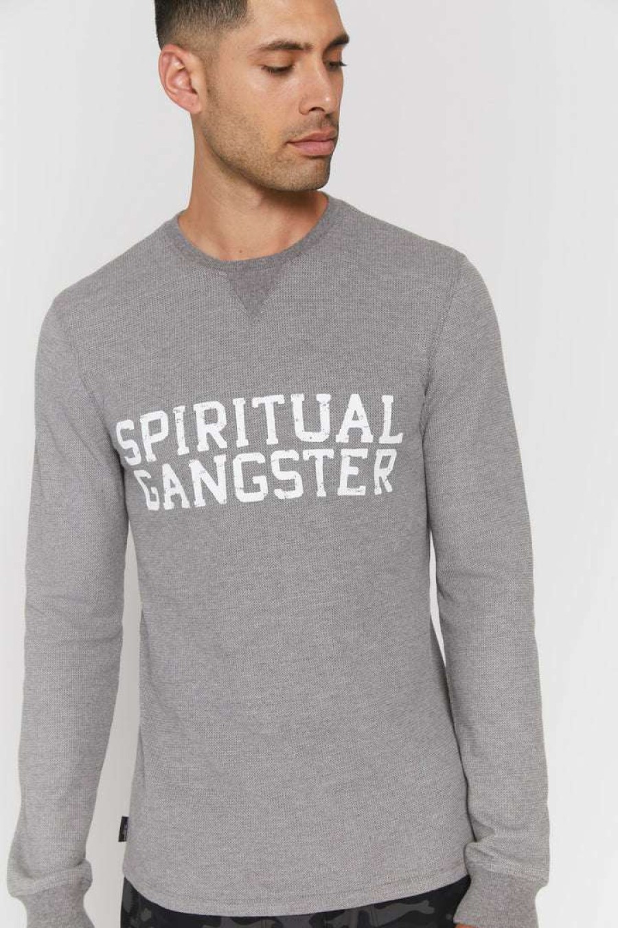 * Spiritual Gangster Varsity Long Sleeve Thermal Og Shop