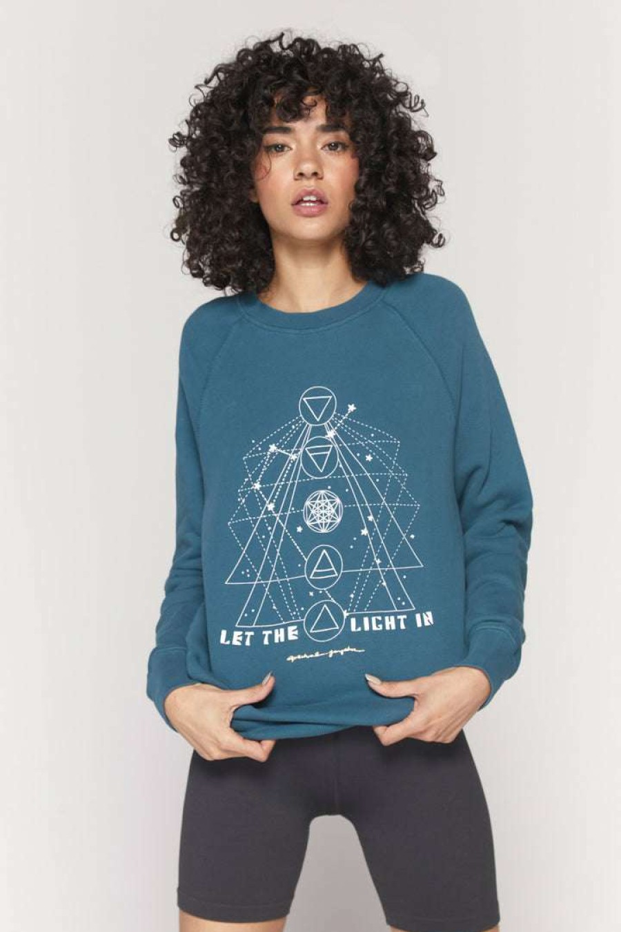 * Spiritual Gangster Light Old School Sweatshirt