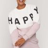 * Spiritual Gangster Happy Bridget Raglan Sweatshirt