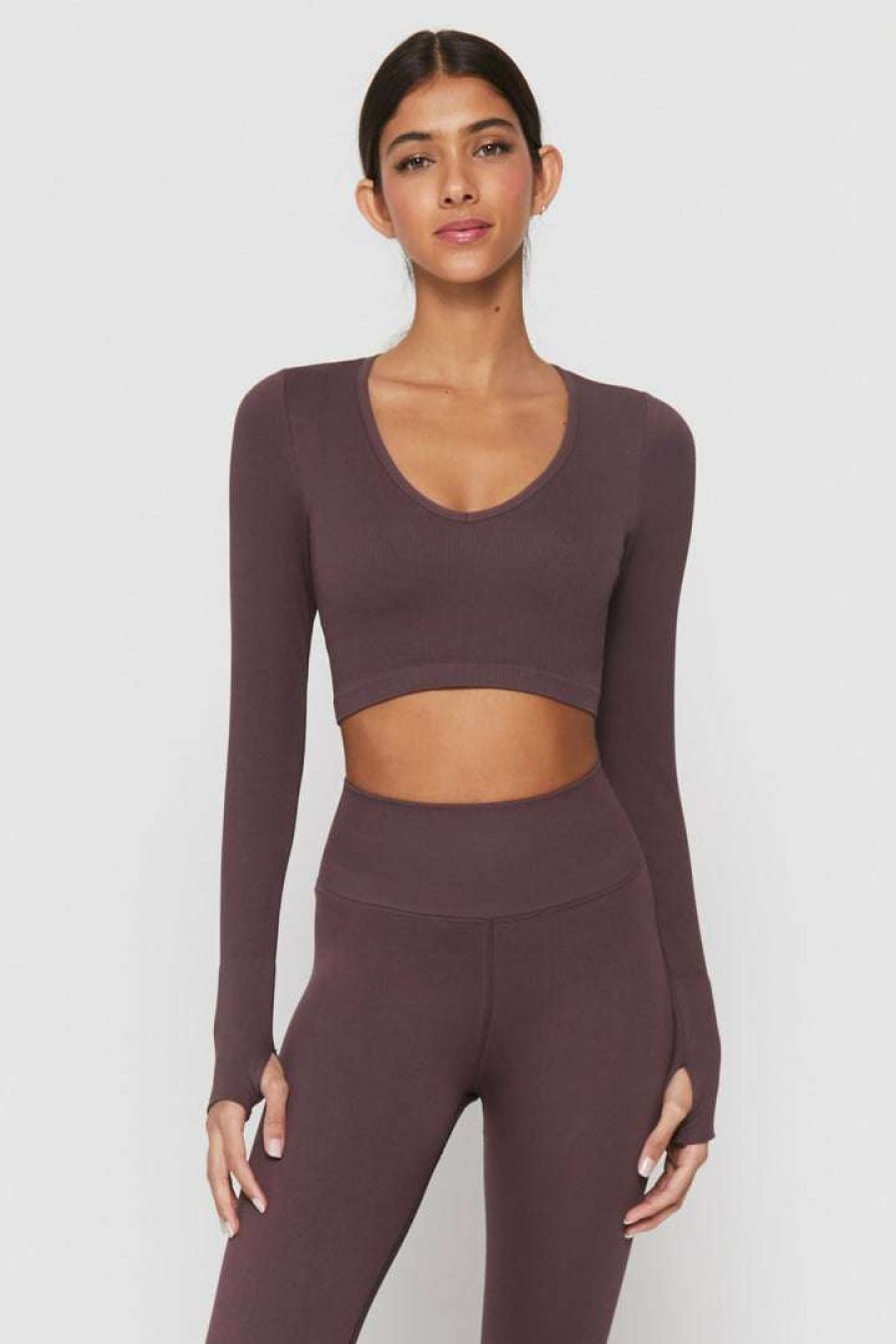 * Spiritual Gangster Metta Seamless Long Sleeve Tops