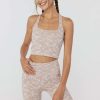 * Spiritual Gangster Tops Jacquard Athena Seamless Tank