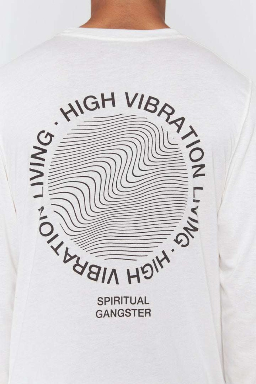 * Spiritual Gangster Men High Vibration Long Sleeve Tee