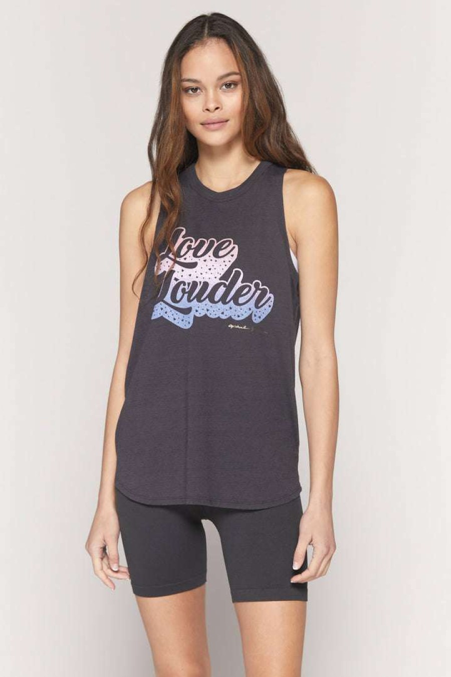 * Spiritual Gangster Tops Love Louder Movement Tank