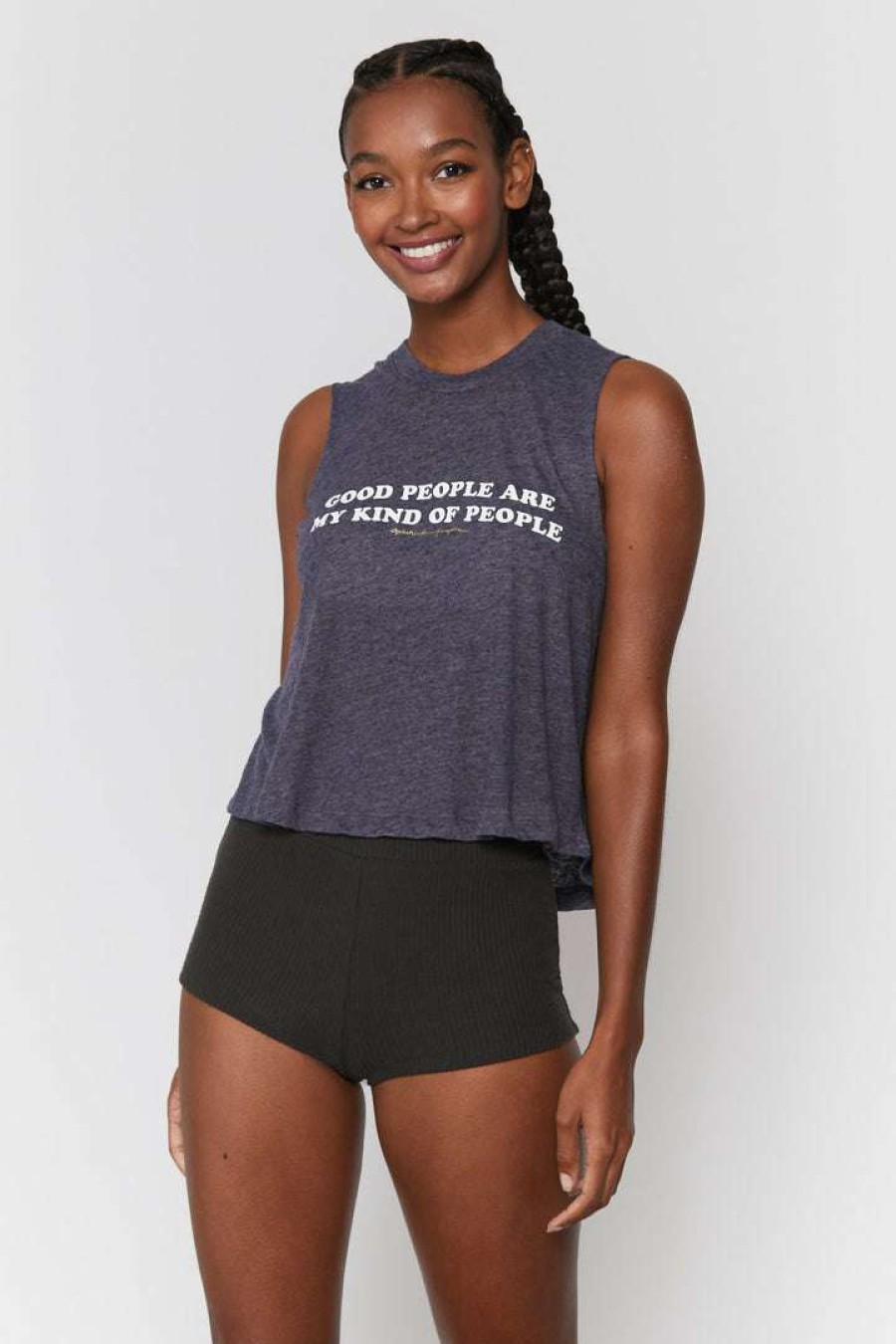 * Spiritual Gangster Good People Crop Tank