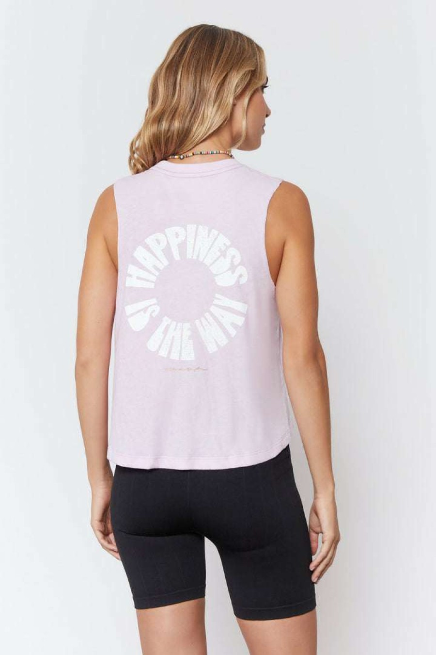 * Spiritual Gangster Happiness Crop Tank