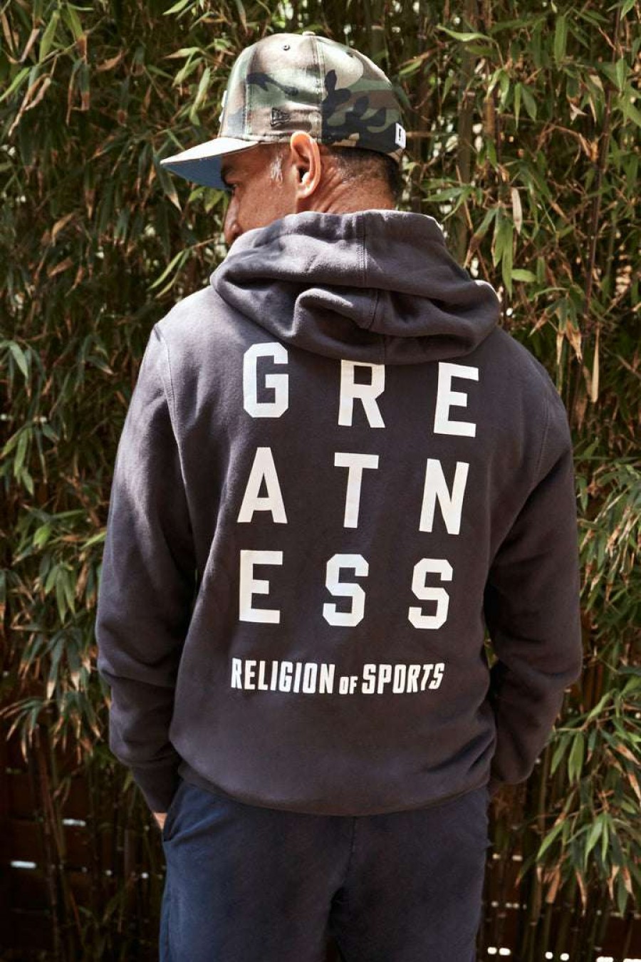 * Religion Of Sports X Spiritual Gangster Greatness Classic Zip Hoodie Men