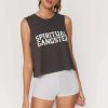 * Spiritual Gangster Varsity Crop Tank Best Sellers