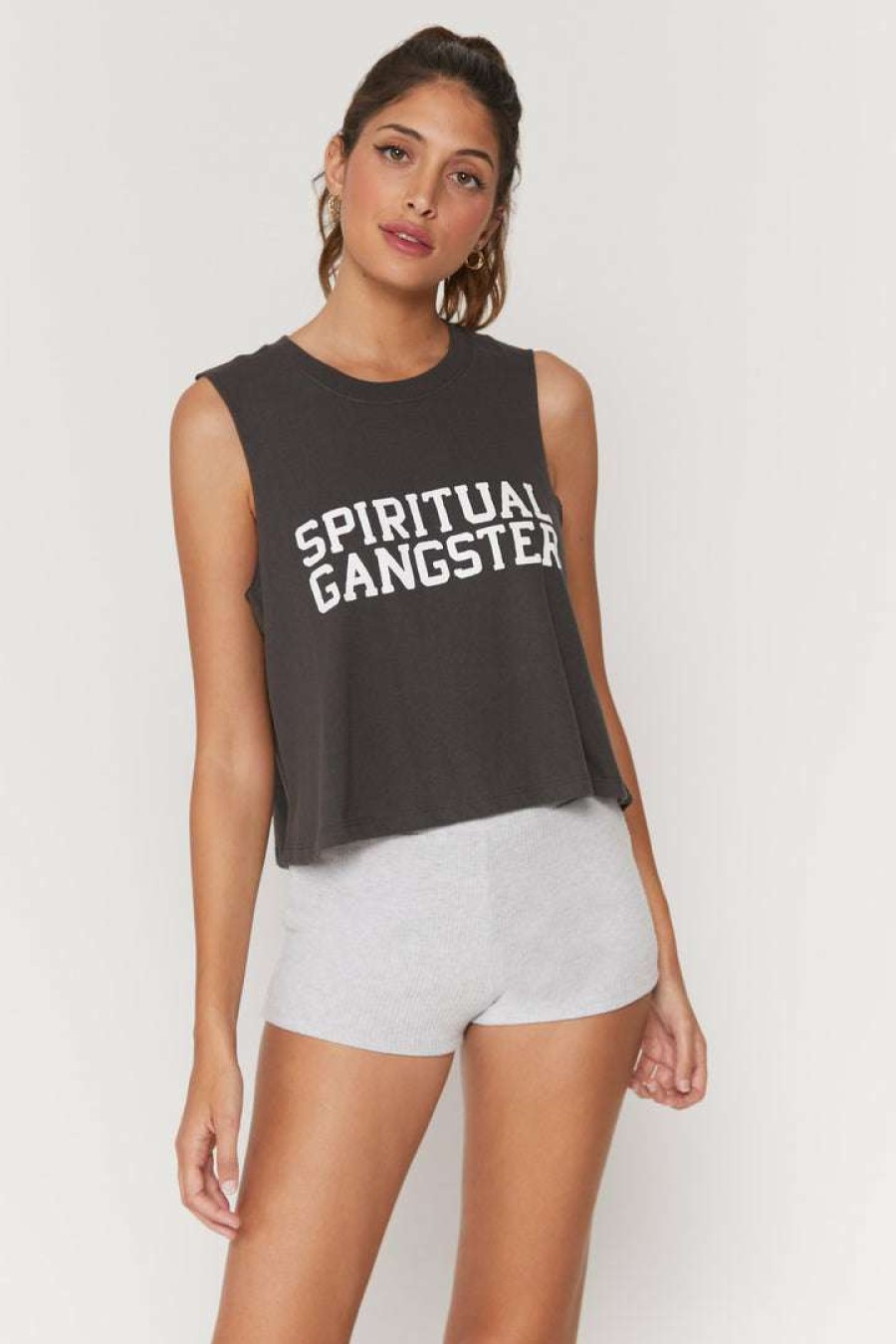 * Spiritual Gangster Varsity Crop Tank Best Sellers