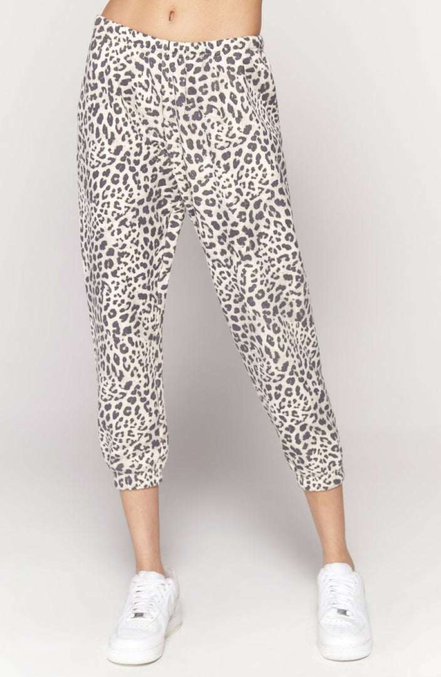 * Spiritual Gangster Leopard Perfect Terry Sweatpant Cozy Set Shop