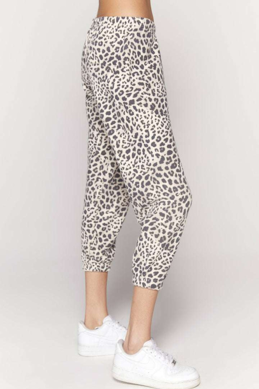 * Spiritual Gangster Leopard Perfect Terry Sweatpant Cozy Set Shop