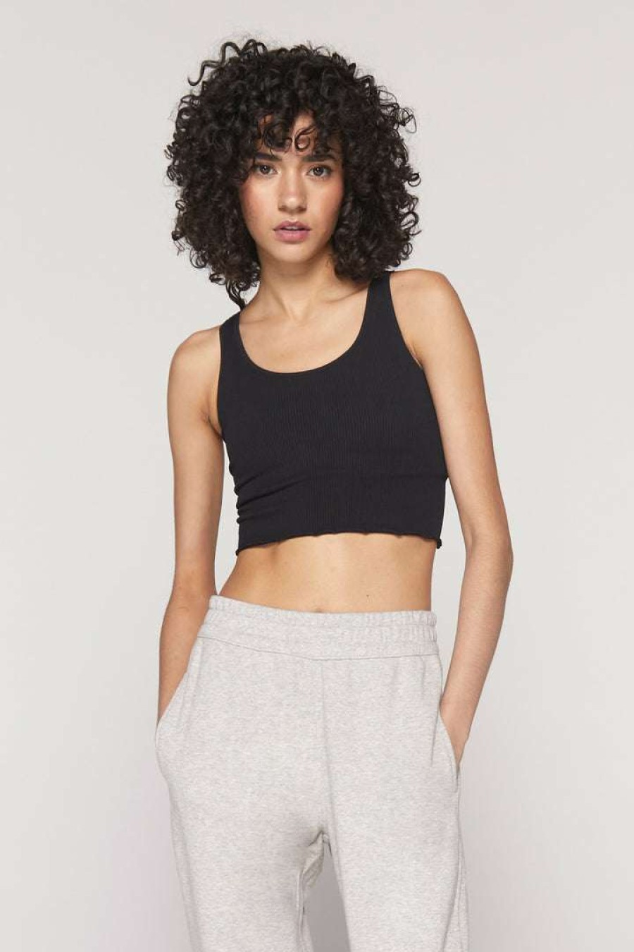 * Spiritual Gangster Amor Seamless Crop Tank