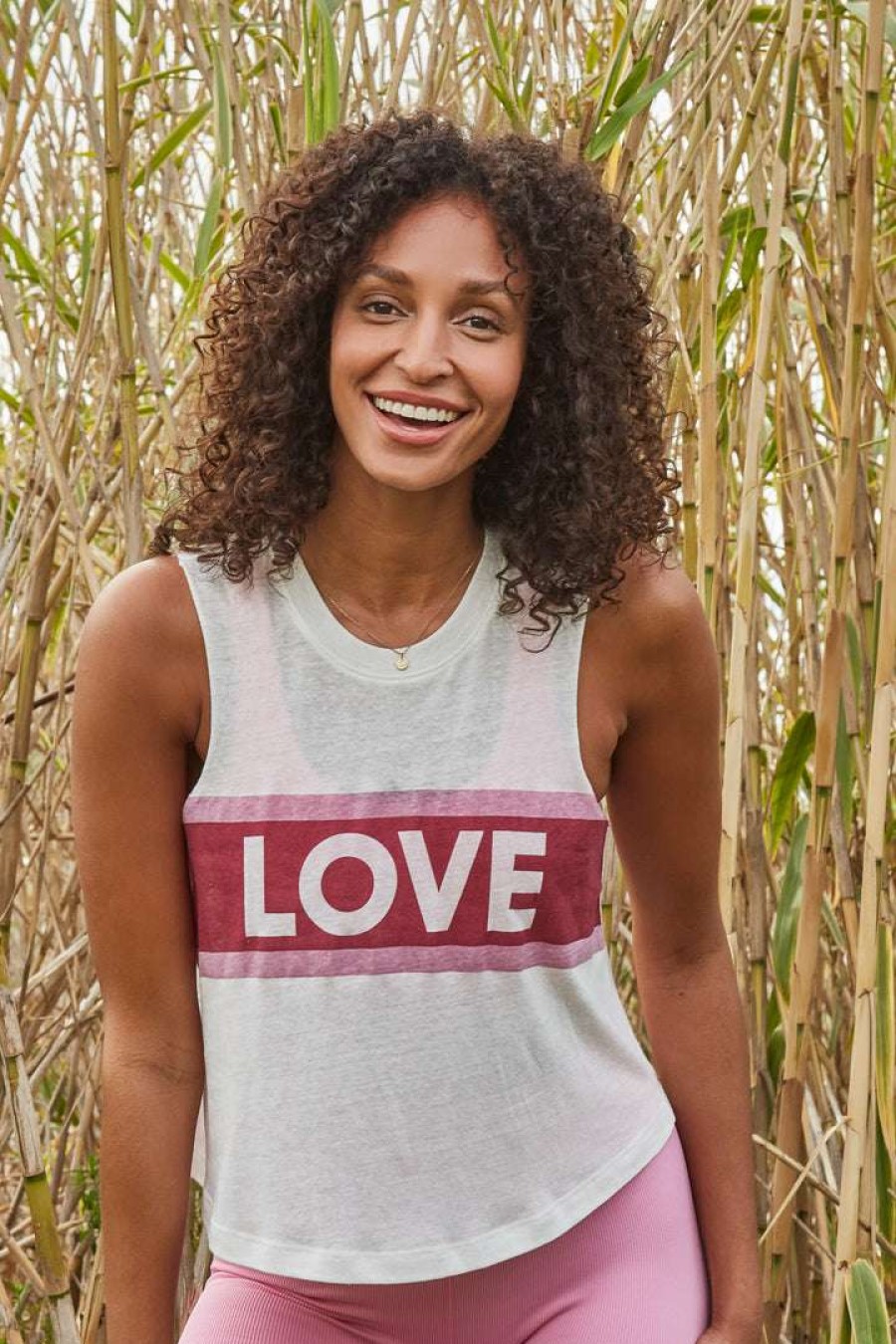 * Spiritual Gangster Love Crop Tank Graphic Shop