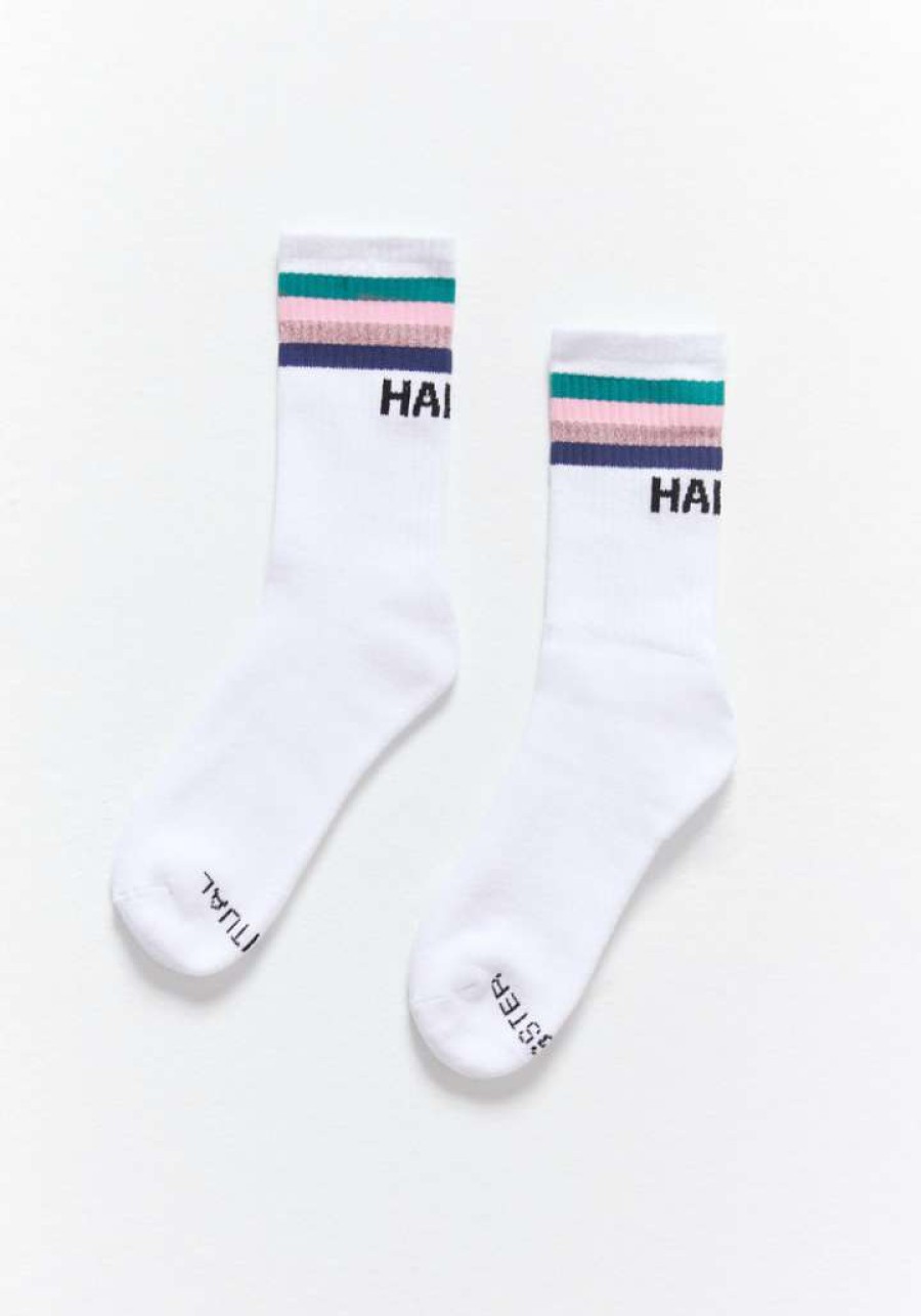 * Spiritual Gangster Accessories Happy Sock