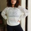 * Spiritual Gangster Amore Crochet Sweater