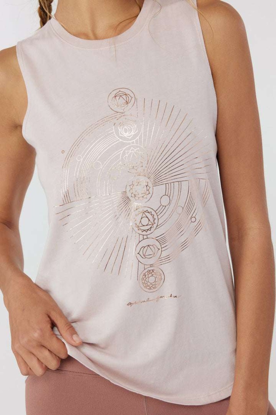 * Spiritual Gangster Tops Chakra Muscle Tank