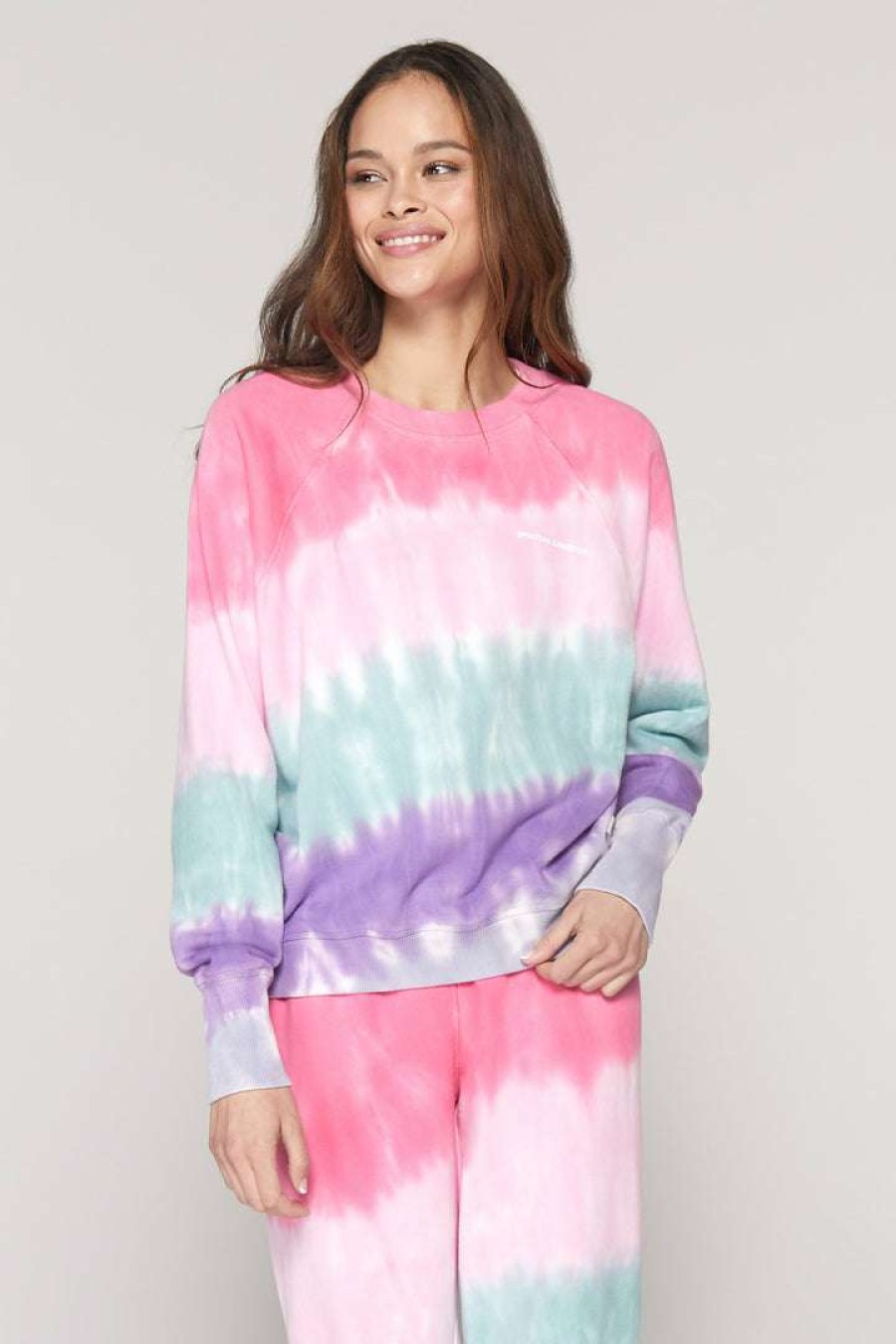 * Spiritual Gangster Tie Dye Bridget Raglan Sweatshirt