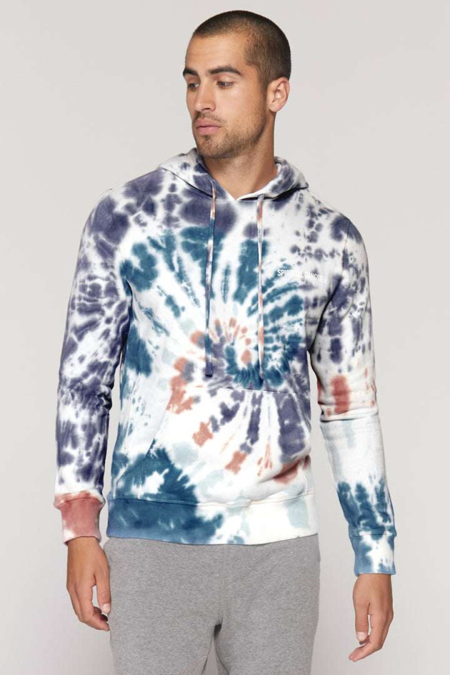 * Spiritual Gangster Tie Dye Classic Hoodie Men