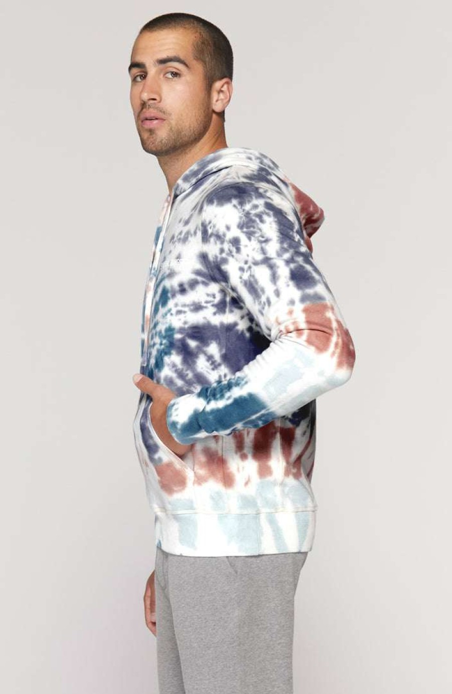 * Spiritual Gangster Tie Dye Classic Hoodie Men