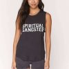 * Best Sellers Spiritual Gangster Varsity Muscle Tank