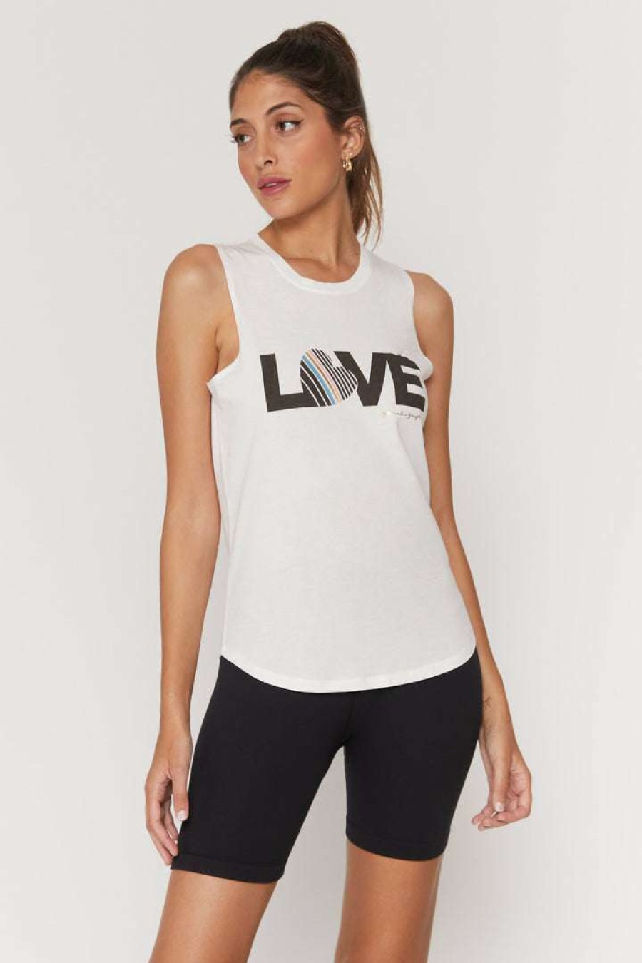 * Spiritual Gangster Love Muscle Tank Graphic Shop