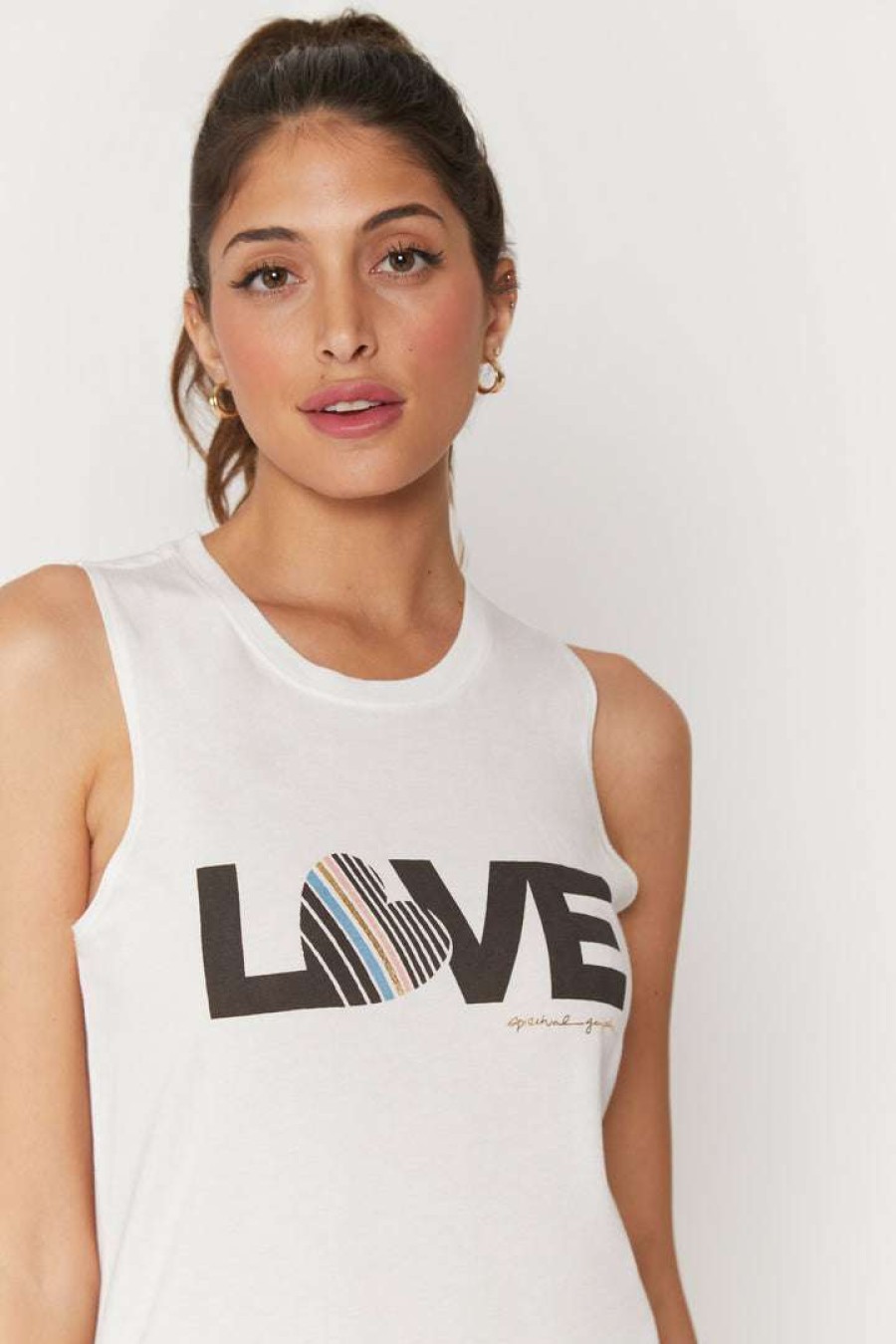 * Spiritual Gangster Love Muscle Tank Graphic Shop