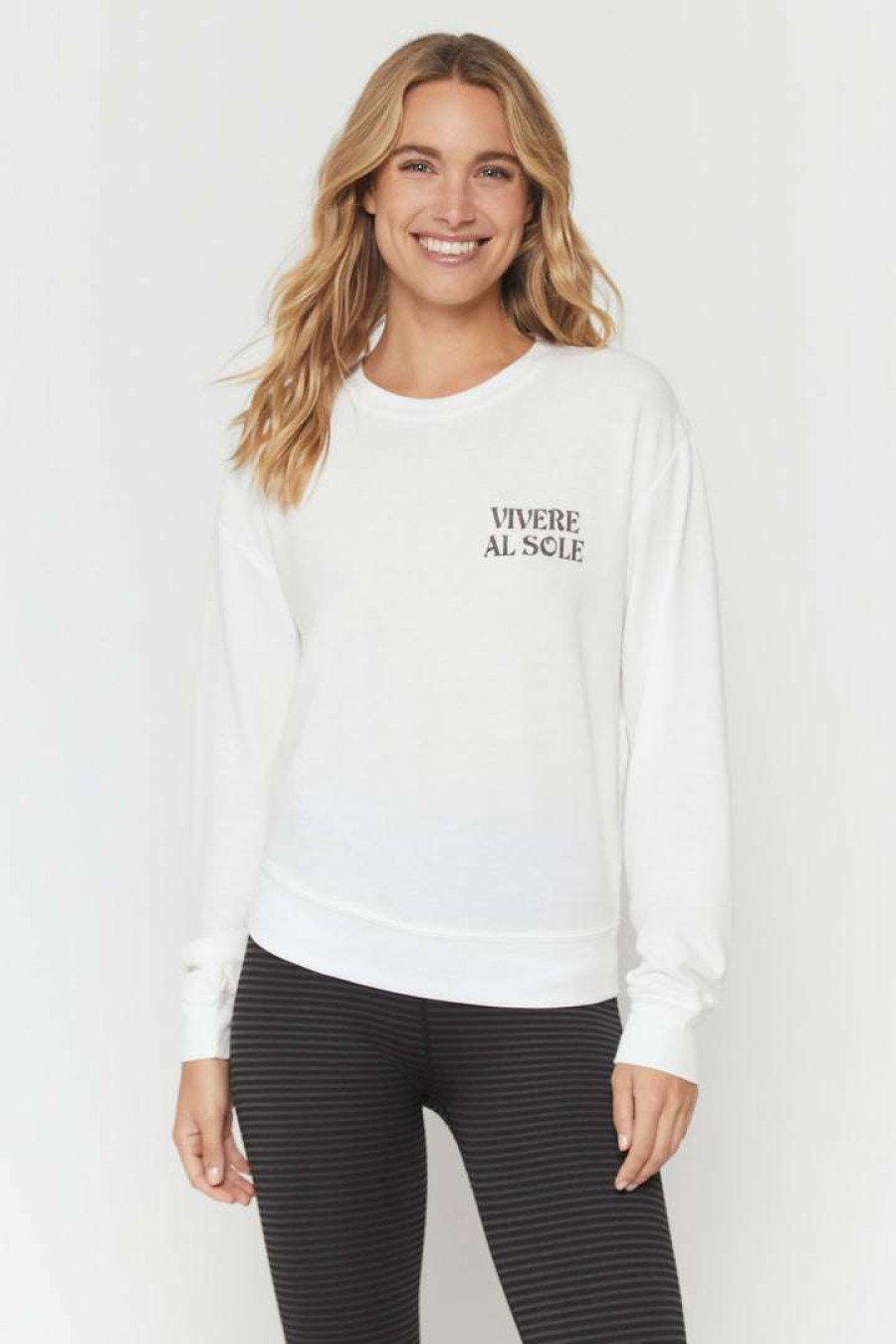 * Spiritual Gangster Vivere Al Sole Savasana Sweater