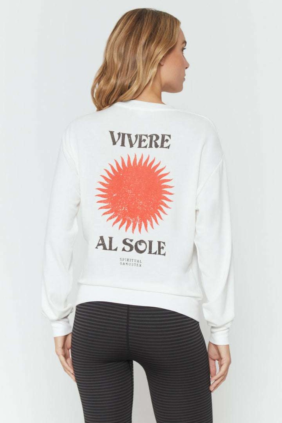 * Spiritual Gangster Vivere Al Sole Savasana Sweater