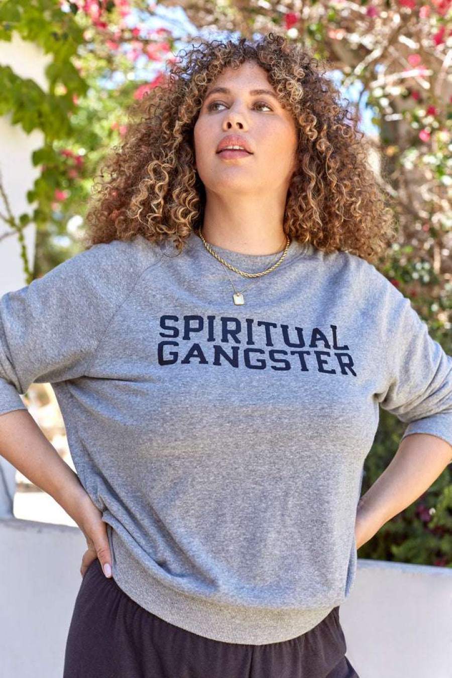 * Spiritual Gangster Varsity Old School Sweatshirt Best Sellers