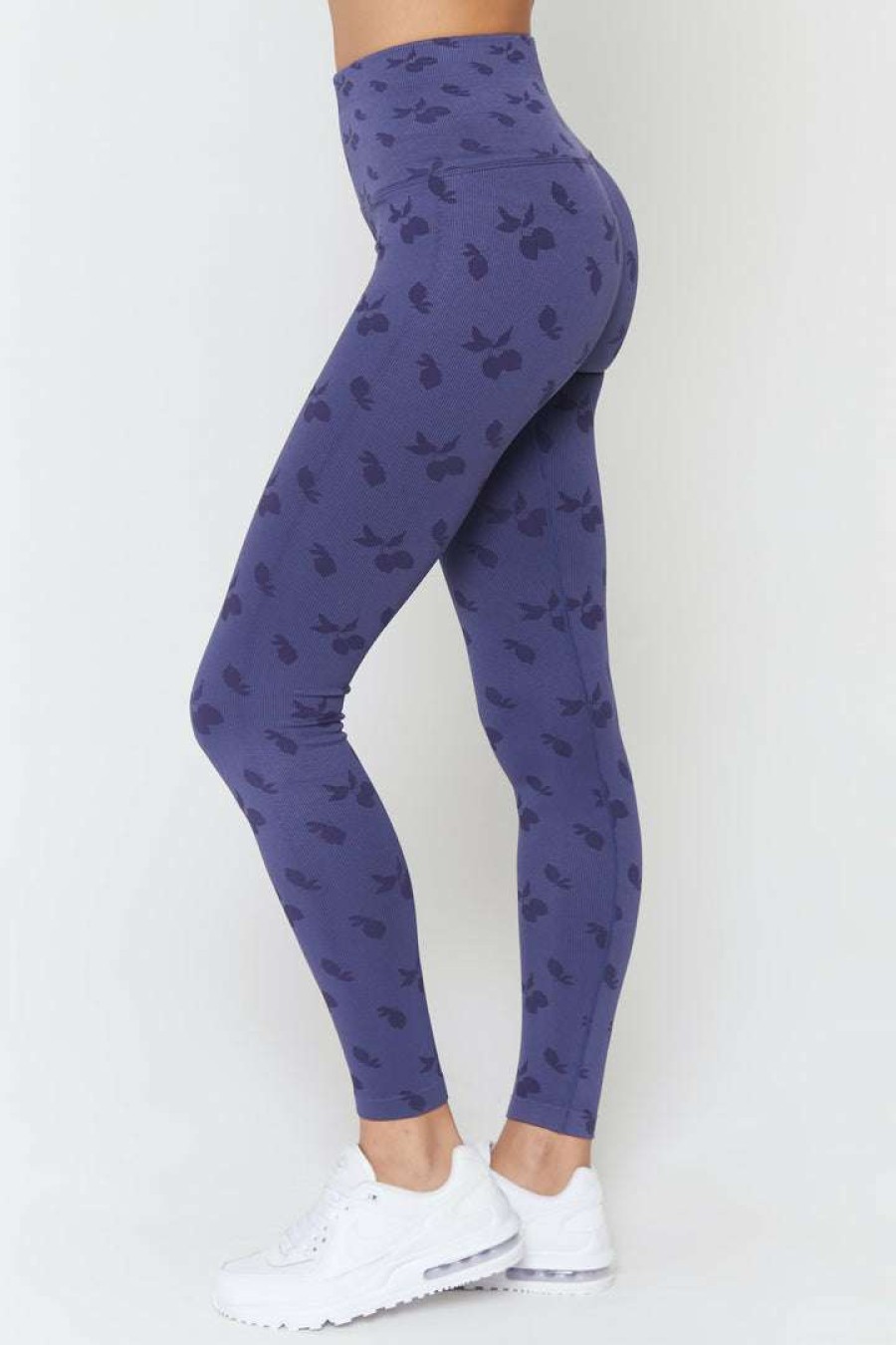 * Spiritual Gangster Jacquard Love Sculpt Seamless Legging Bottoms